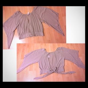 Open back super cute blouse!